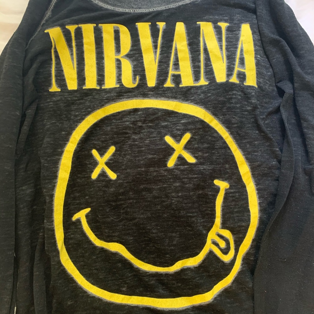 nirvana long sleeve shirt ⭐️